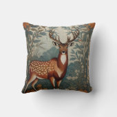 スタッ威厳のあるグウィリアムモリスインスパイアフローラ クッション (裏面)