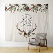 スタッ素朴グ水彩フローラベビーシャワーエレガント タペストリー (インサイチュ(横))