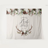 スタッ素朴グ水彩フローラベビーシャワーエレガント タペストリー (正面(横))