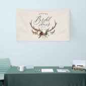 スタッ素朴グ水色フローラブライダルシャワー 横断幕 (トレードショー)