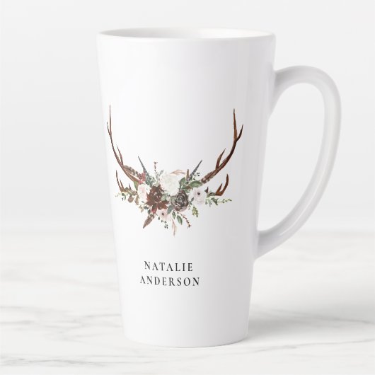 スタッ素朴グ水色フローラ名ラテmag カフェラテマグ (右)