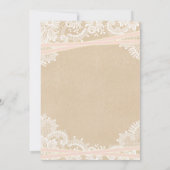 スタッ素朴フィッシュビーチブライダルシャワー招待状 招待状 (裏面)