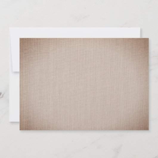 スタッ素朴フィッシュフローラジャーヴィンテージブライダルシャワー 招待状 (裏面)