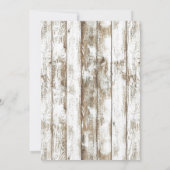 スタッ素朴フィッシュランタンバーンドウッドブライダルシャワー 招待状 (裏面)