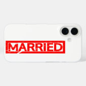 スタッ結婚したプ Case-Mate iPhoneケース (裏面 (横))