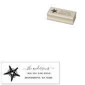 スタッ航海のフィッシュ差出人住所 ラバースタンプ (押印)