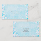 スタッ色彩の鮮やかフィッシュアクアブルートロピカルビーチカスタム 名刺 (正面/裏面)