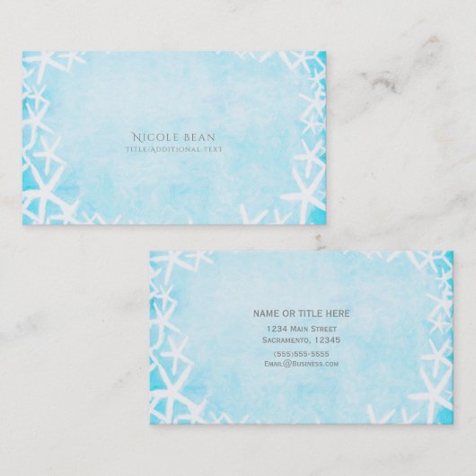 スタッ色彩の鮮やかフィッシュアクアブルートロピカルビーチカスタム 名刺