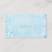 スタッ色彩の鮮やかフィッシュアクアブルートロピカルビーチカスタム 名刺 (正面)