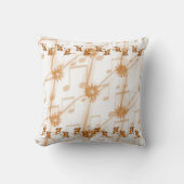 スタッ離れガと右向きココペリミュージシャン クッション (正面)