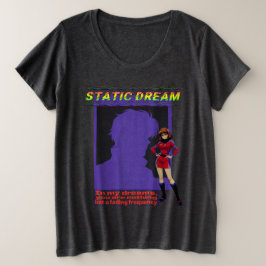 スタティック・ドリーム プラスサイズTシャツ