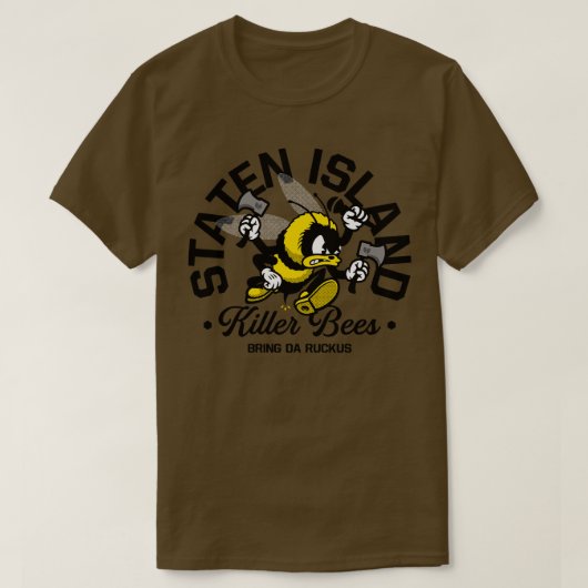 スタテンアイランドキラービーズ Tシャツ (デザイン正面)
