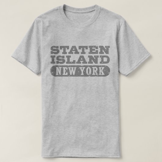スタテンアイランドニューヨーク Tシャツ (デザイン正面)