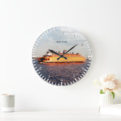 スタテンアイランドフェリー時計 ラージ壁時計 (ホーム)