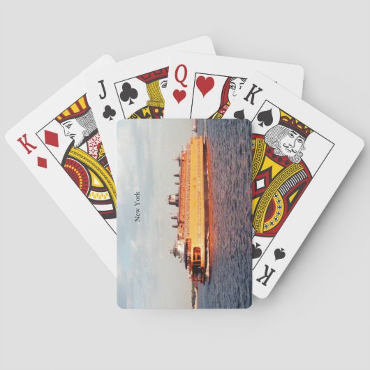 スタテンアイランドフェリー遊ズのカード トランプ (裏面)