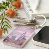 スタテンアイランドフェリーNYCからのフリーダムタワー キーホルダー (正面右)