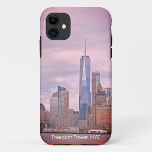 スタテンアイランドフェリーNYCからのフリーダムタワー Case-Mate iPhoneケース (裏面)