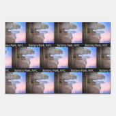 スタテンアイランドフェリーNYCからバッテリーパーク ラッピングペーパーシート (正面)