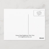 スタテンアイランドライトハウスニューヨーク葉書 ポストカード (裏面)