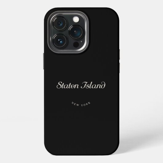 スタテンアイランド ニューヨーク iPhoneケース (裏面)