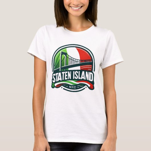 スタテンイタリアンアイランドTシャツ Tシャツ (正面)