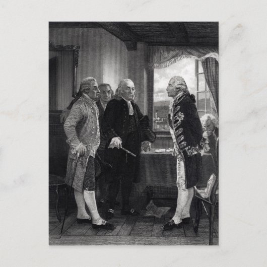 スタテン島での平和会議 ポストカード (正面)