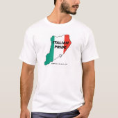 スタテン島のイタリアンなプライド Tシャツ (正面)