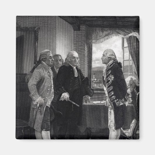 スタテン島の平和会議 マグネット (正面)