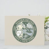 スタテン島国旗（ニューヨーク市特別区） カード (スタンド正面)