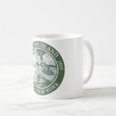 スタテン島国旗（ニューヨーク市特別区） コーヒーマグカップ (正面右)