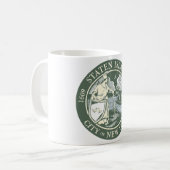 スタテン島国旗（ニューヨーク市特別区） コーヒーマグカップ (正面左)