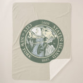 スタテン島国旗（ニューヨーク市特別区） シェルパブランケット (正面)