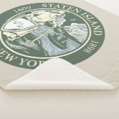 スタテン島国旗（ニューヨーク市特別区） シェルパブランケット (3/4)