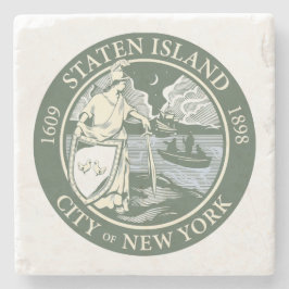 スタテン島国旗（ニューヨーク市特別区） ストーンコースター