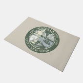 スタテン島国旗（ニューヨーク市特別区） ドアマット (アングル)