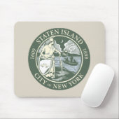 スタテン島国旗（ニューヨーク市特別区） マウスパッド (マウス)