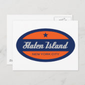 *スタテン島 ポストカード (正面/裏面)