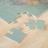 スタテン島(1891年)のヴィンテージの地図 ジグソーパズル (側面)