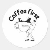 スタディステッカー ラウンドシール (正面)