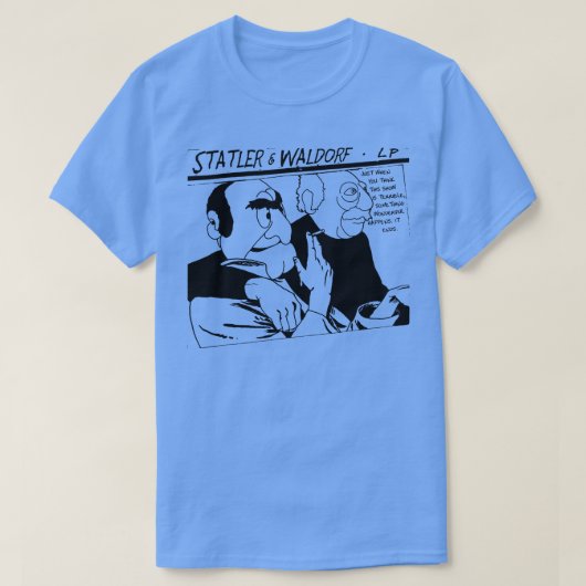 スタトラーとウォルドフゴパロディ Tシャツ (デザイン正面)