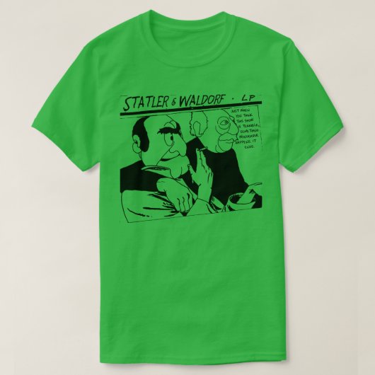 スタトラーとウォルドフゴパロディ Tシャツ (デザイン正面)