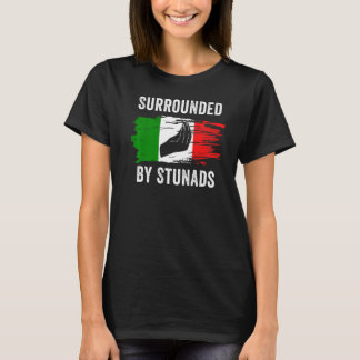 スタナーズおもしろいことわざプレミウに囲まイタリアンれ Tシャツ