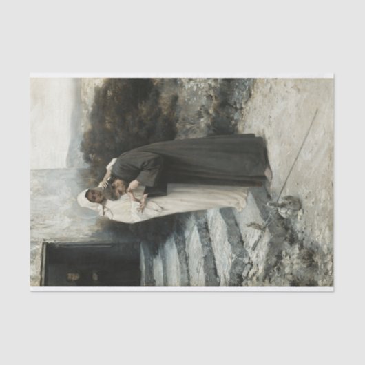 スタニウィッツがキリストに別れを告げる私たちの女性 薄葉紙 (正面)