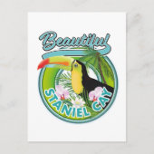 スタニエル・ケイの旅行ロゴ ポストカード (正面)