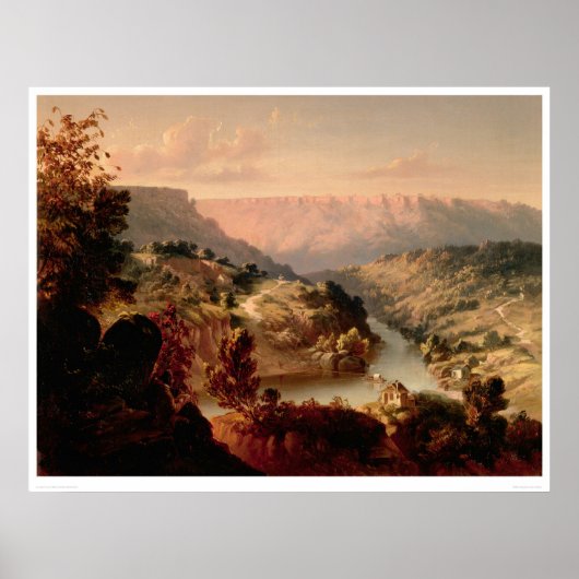 スタニスラウス川のByrnesフェリー(0707A) ポスター (正面)