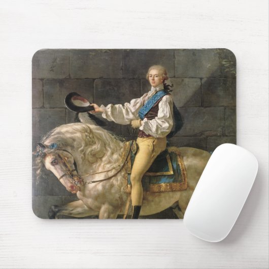 スタニスラスKostkaの乗馬のポートレート マウスパッド (マウス)