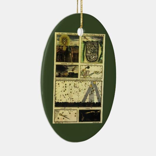 スタニスラフ・ルビエニエツキによる『天文劇場』に掲載の彗星, スタニスラフ・ルビエニエツキ セラミックオーナメント (右)