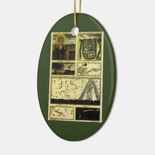 スタニスラフ・ルビエニエツキによる『天文劇場』に掲載の彗星, スタニスラフ・ルビエニエツキ セラミックオーナメント (左)