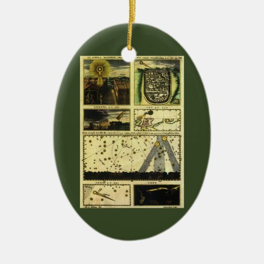 スタニスラフ・ルビエニエツキによる『天文劇場』に掲載の彗星, スタニスラフ・ルビエニエツキ セラミックオーナメント (正面)