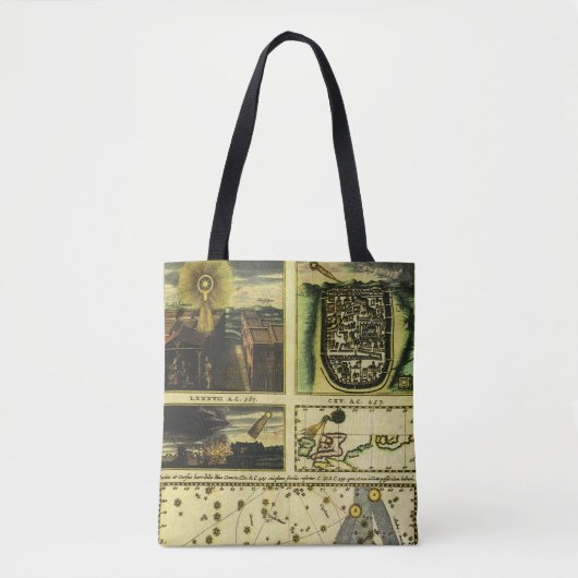 スタニスロー・ルビエッキによる劇場彗星 トートバッグ (正面)